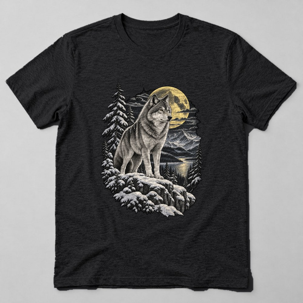 Wolf Ridge T-Shirt in Black