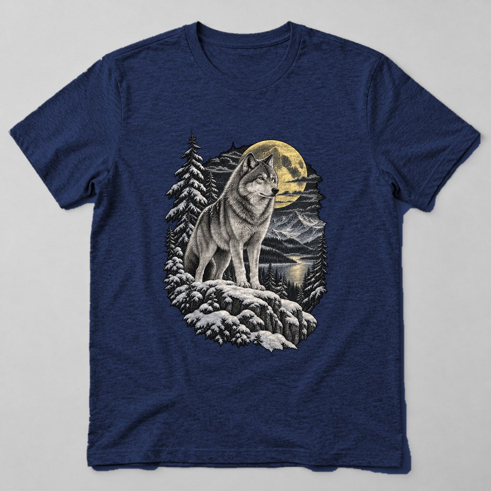 Wolf Ridge T-Shirt in Navy