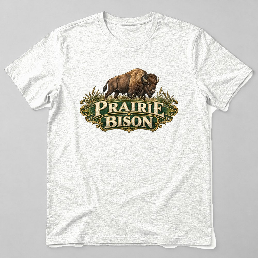 Prairie Bison T-Shirt in White