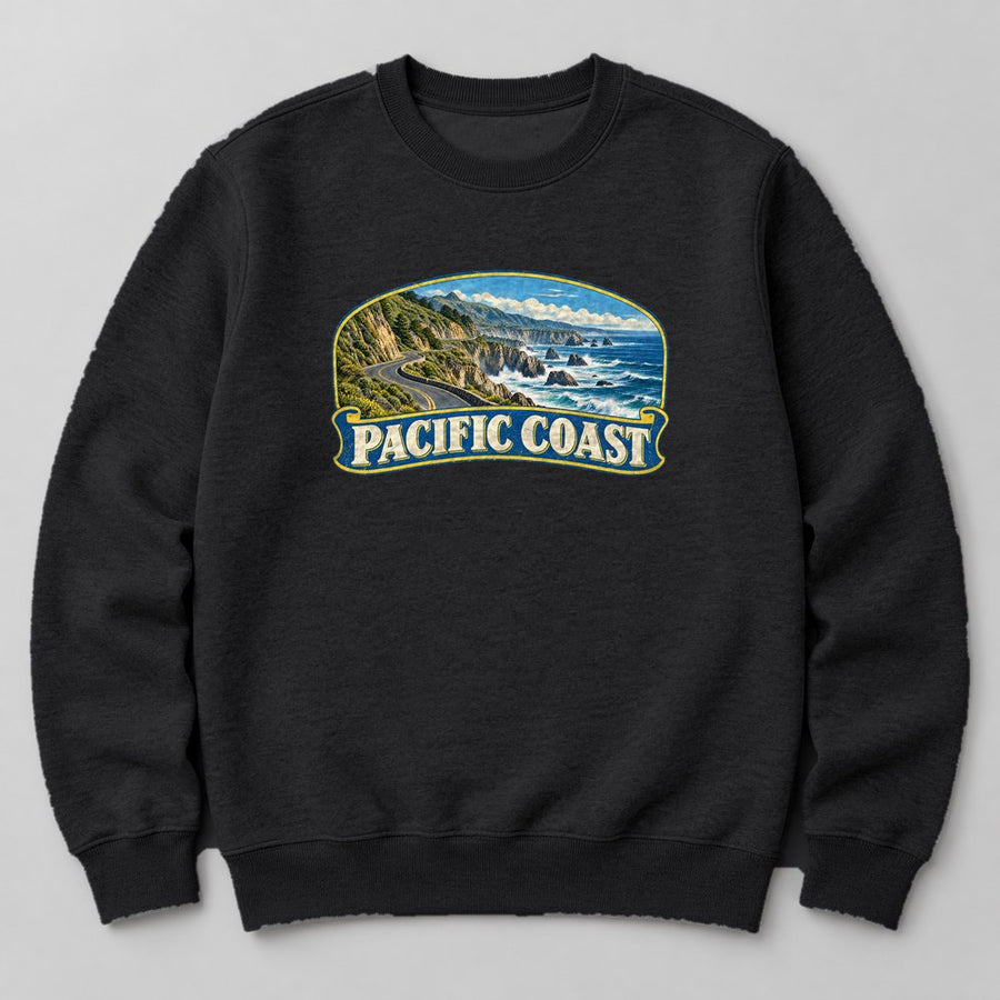 Pacific Coast Sweatshirt in Black