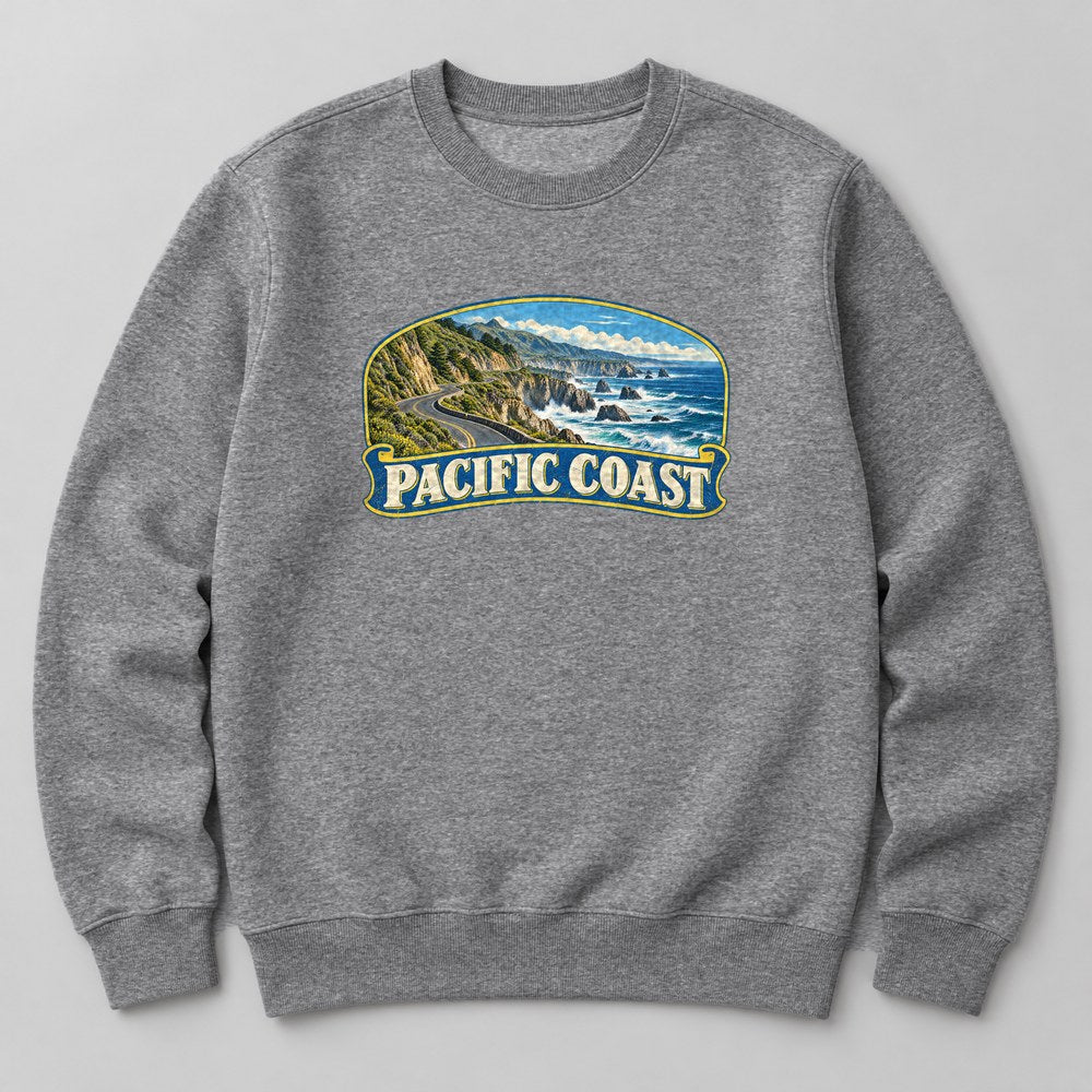 Pacific Coast Sweatshirt in Heather Grey