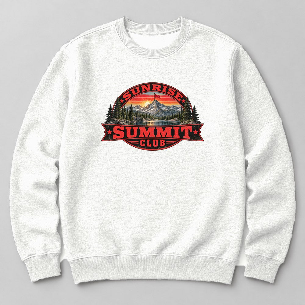 Sunrise Summit Club Sweatshirt in White
