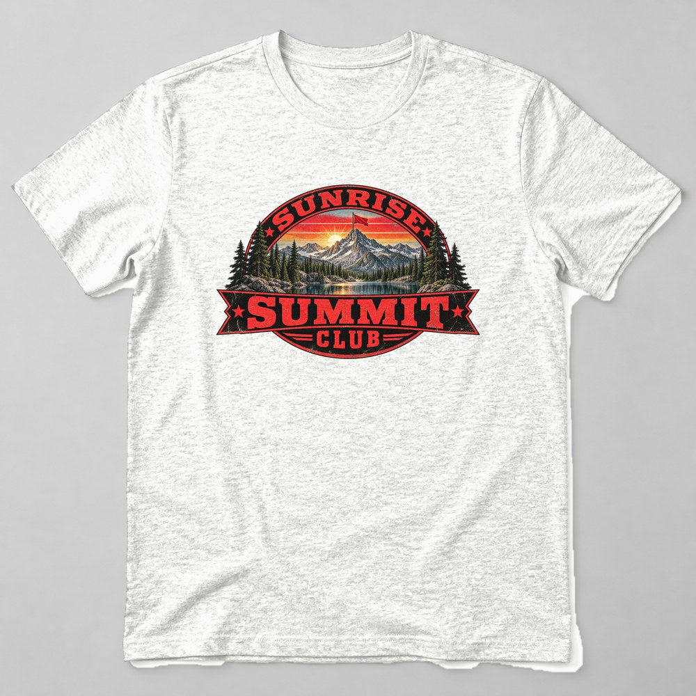 Sunrise Summit Club T-Shirt in White