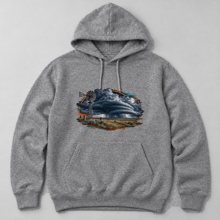 Prairie Storm Hoodie in Heather Grey
