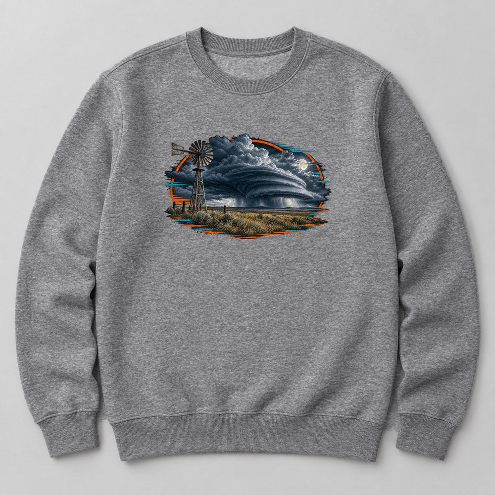 Prairie Storm Sweatshirt in Heather Grey