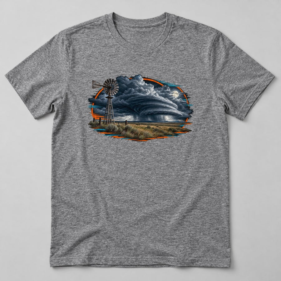 Prairie Storm T-Shirt in Heather Grey