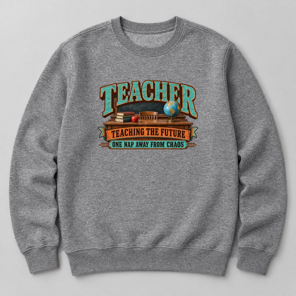 Teaching the Future crewneck sweatshirt in Sport Grey