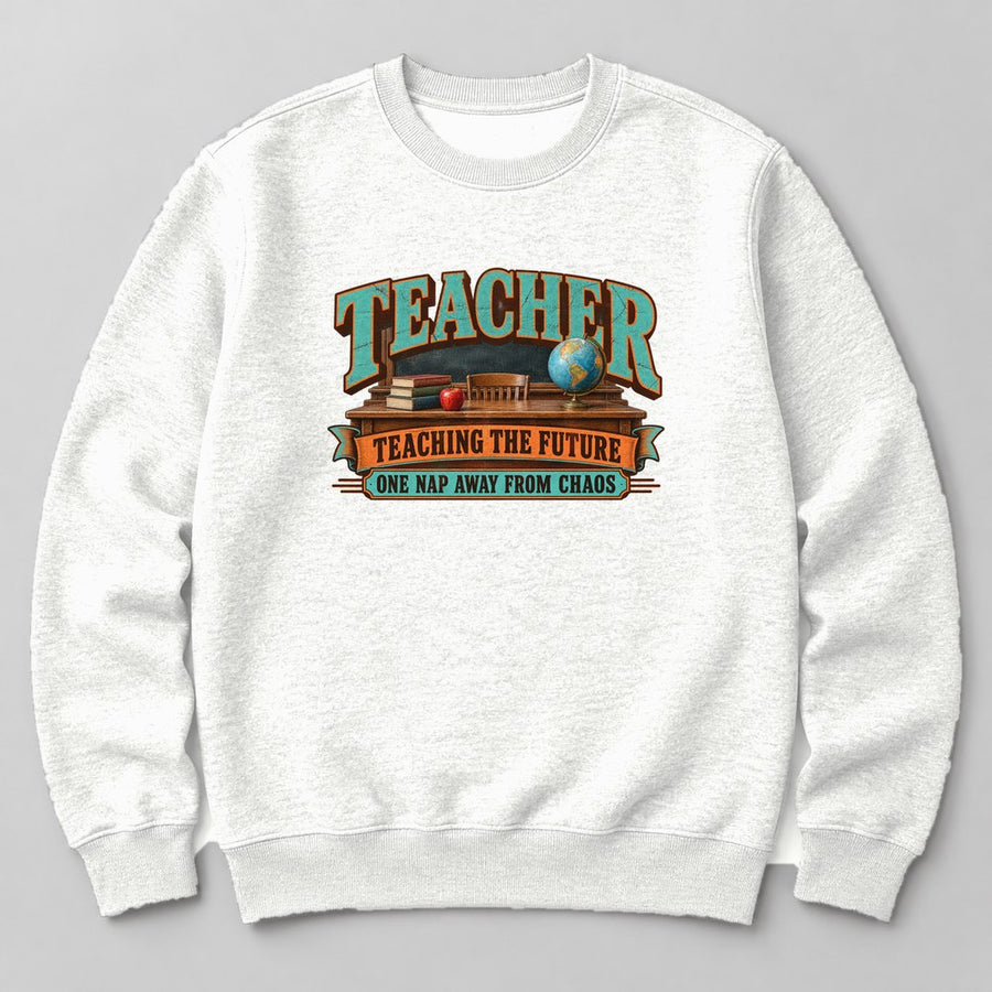 Teaching the Future crewneck sweatshirt in White