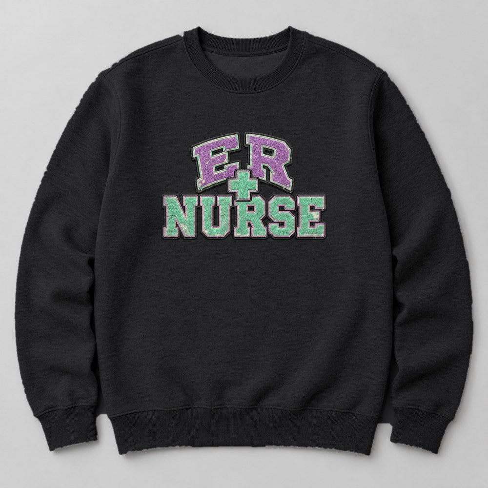 Er Nurse Sweatshirt in Black