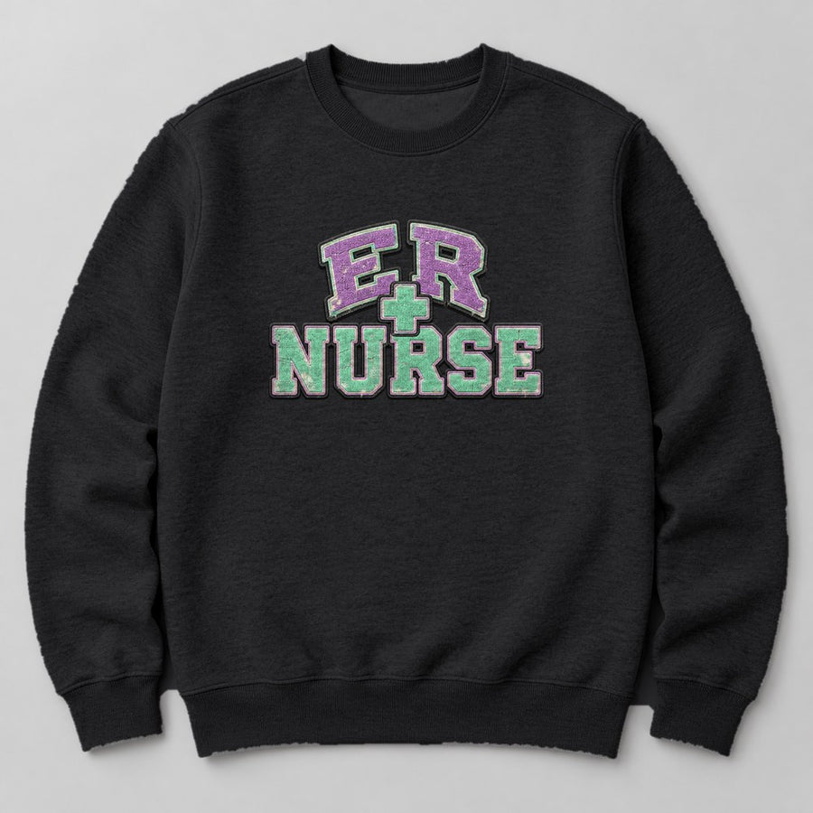 Er Nurse Sweatshirt in Black