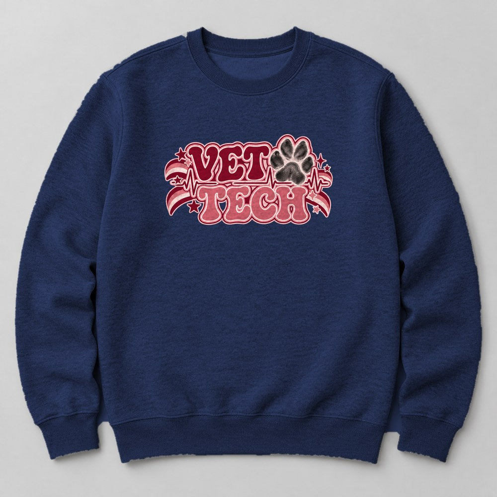 Vet Tech Sweatshirt in Navy