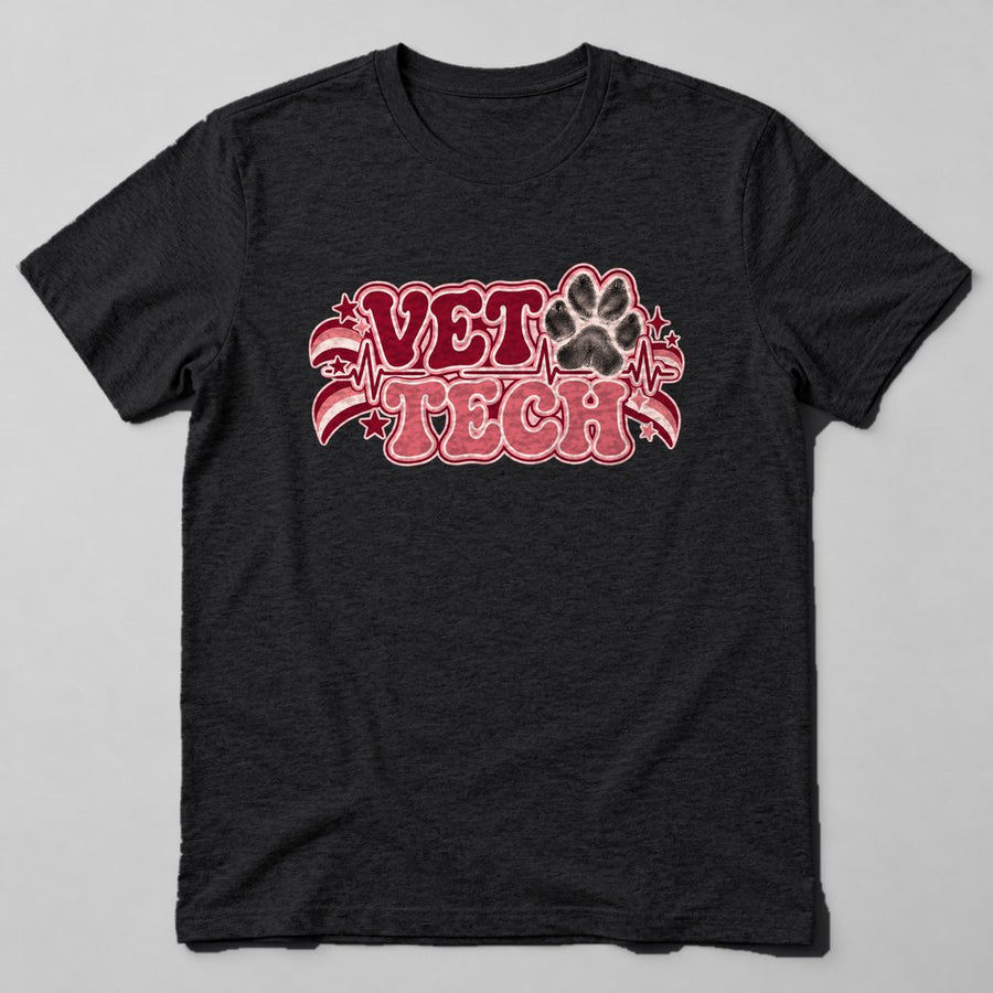 Vet Tech T-Shirt in Black