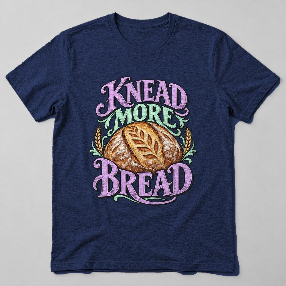 Knead More Bread T-Shirt in Navy