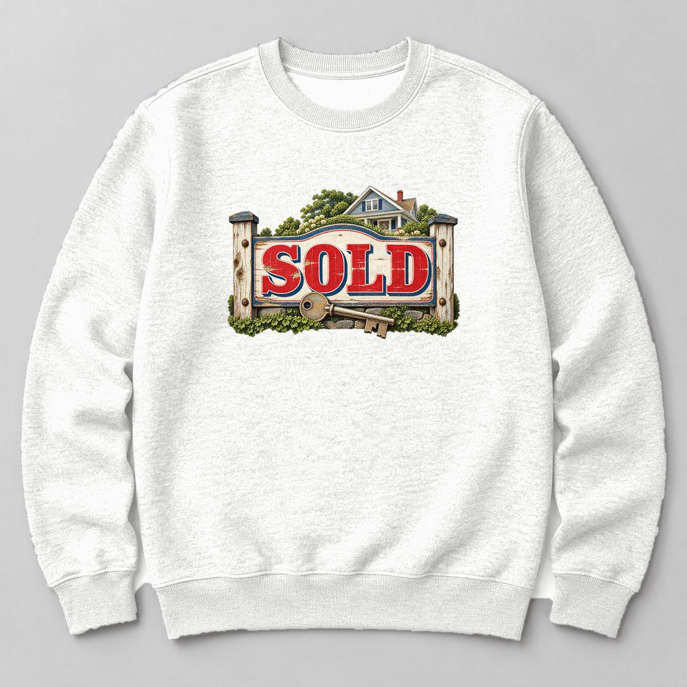 Sold Sweatshirt in White