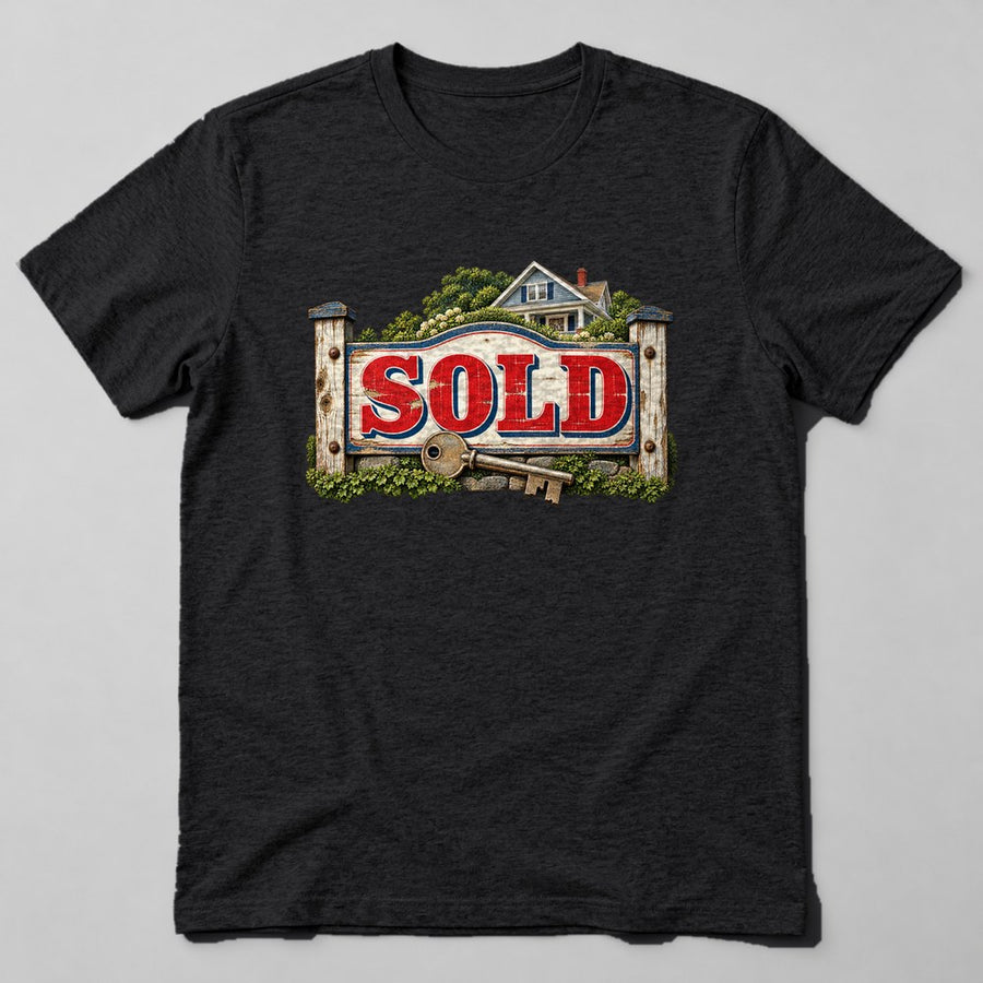 Sold T-Shirt in Black