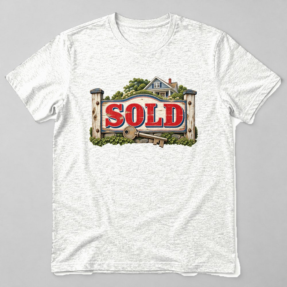 Sold T-Shirt in White