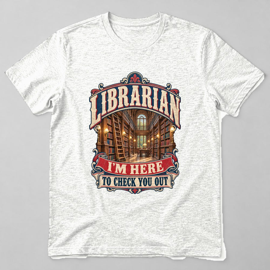 I'm Here to Check You Out t-shirt in White