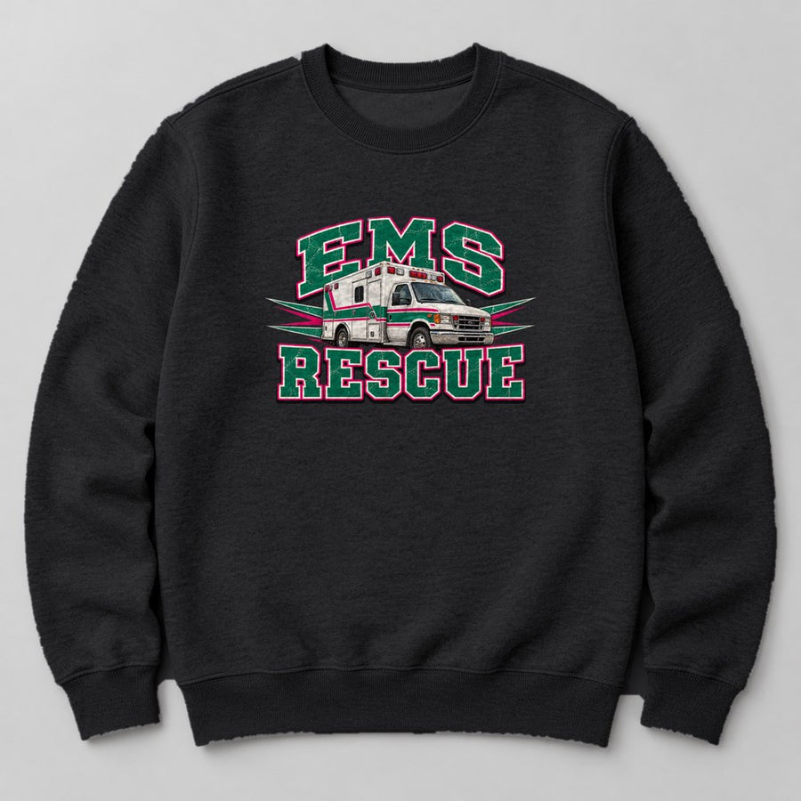 Ems Rescue Sweatshirt in Black