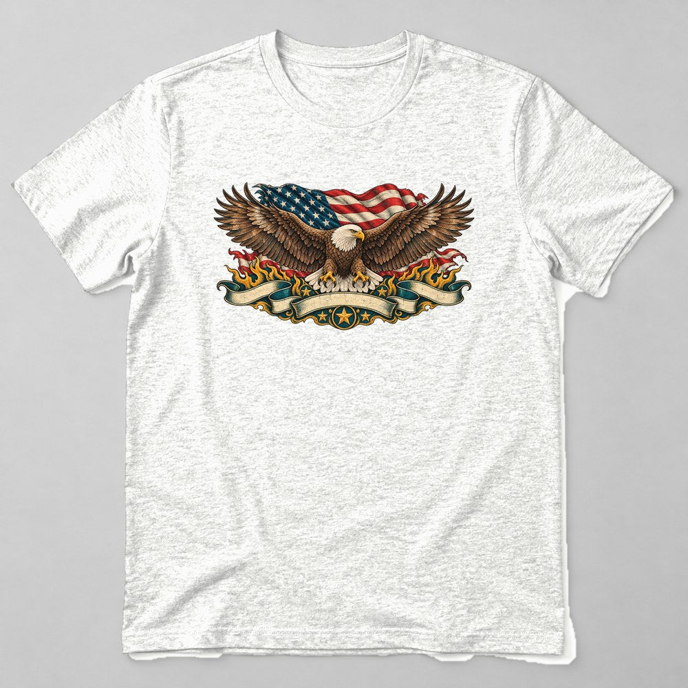 Eagle Flag T-Shirt in White