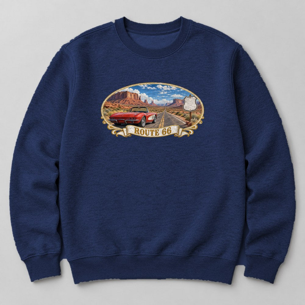 Route 66 Sweatshirt in Navy