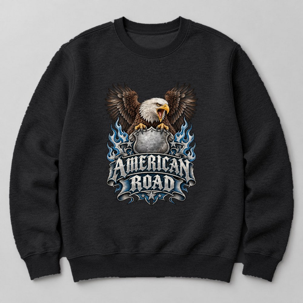 American Road Sweatshirt in Black