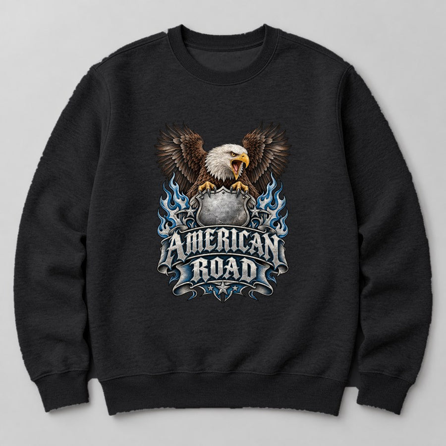 American Road Sweatshirt in Black