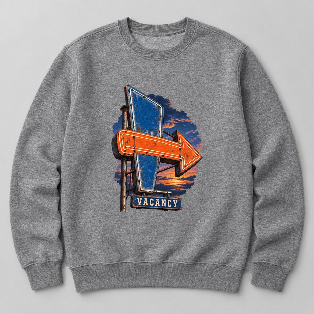 Vacancy Sweatshirt in Heather Grey