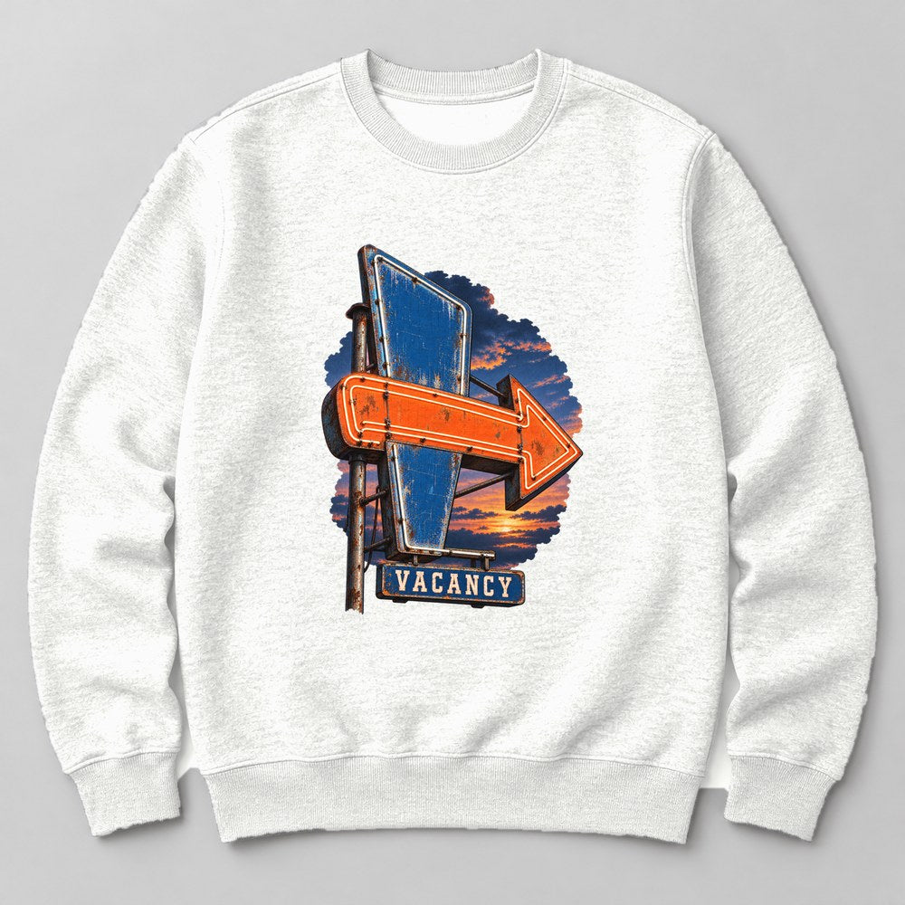 Vacancy Sweatshirt in White
