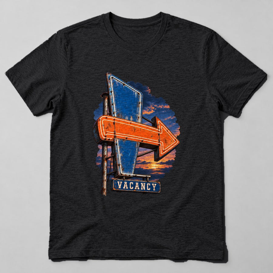 Vacancy T-Shirt in Black
