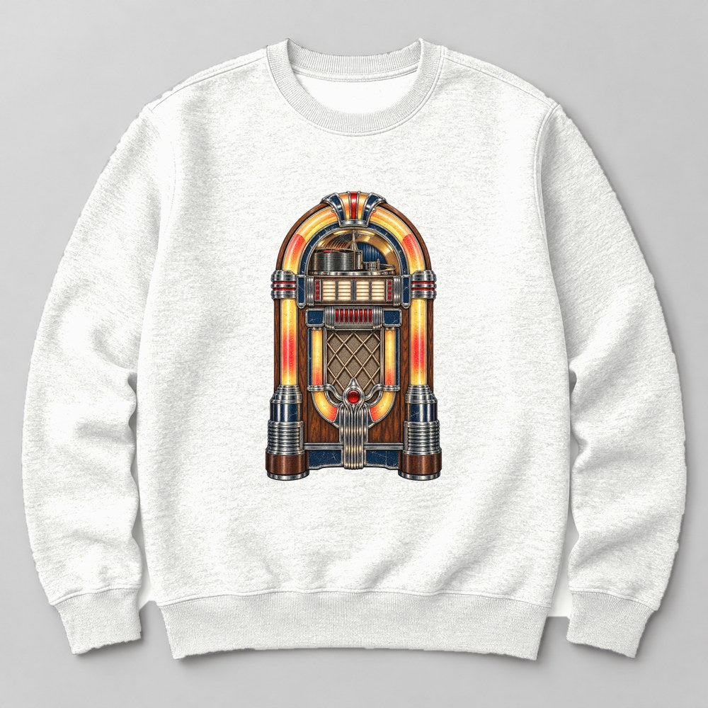Jukebox Sweatshirt in White