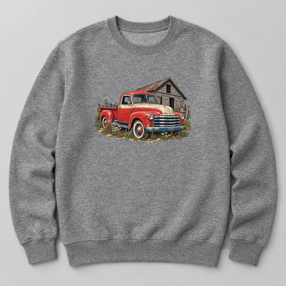 Classic Pickup Sweatshirt in Heather Grey