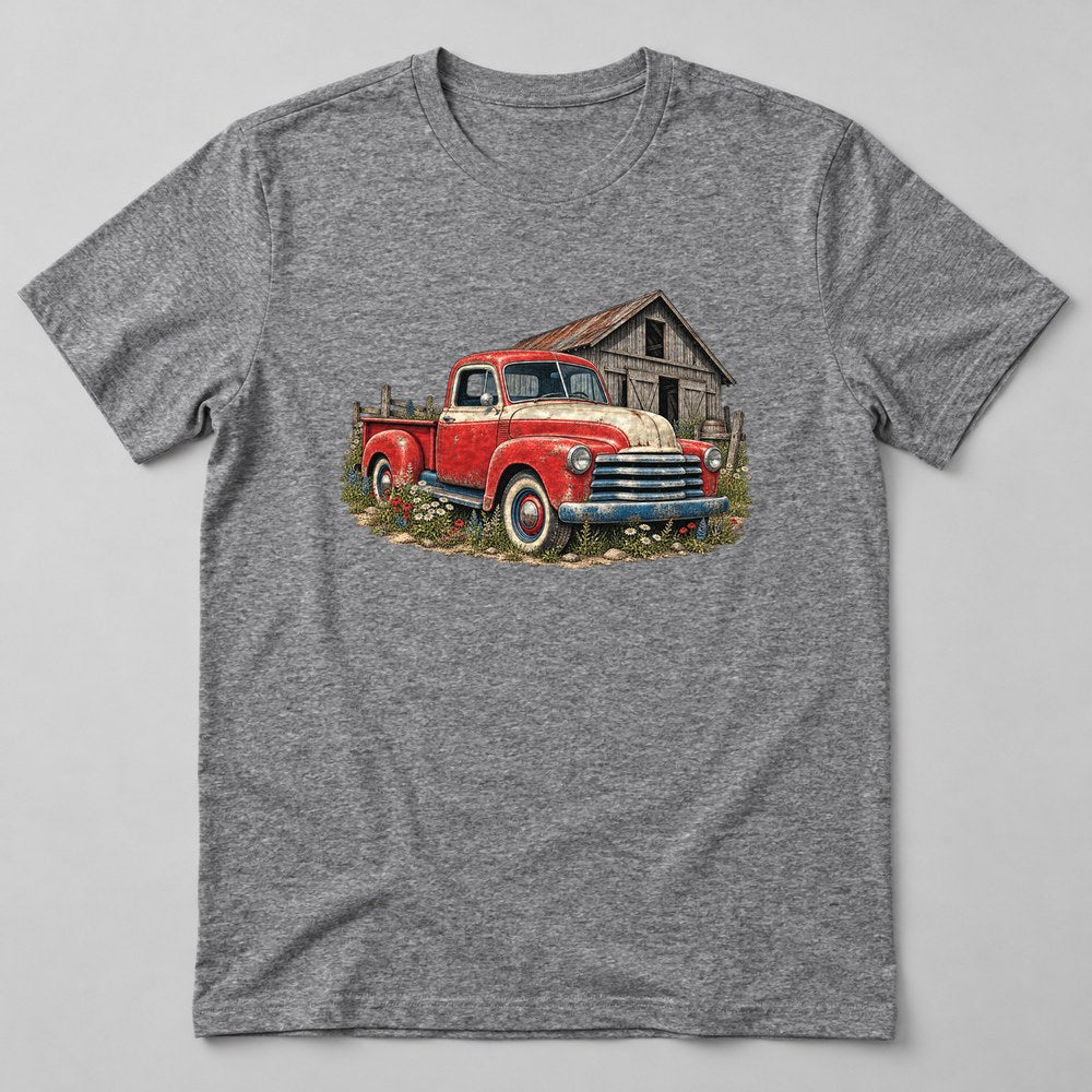 Classic Pickup T-Shirt in Heather Grey