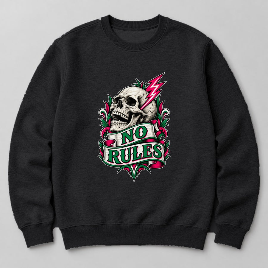 No Rules Sweatshirt in Black