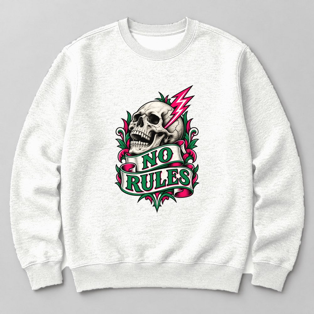 No Rules Sweatshirt in White