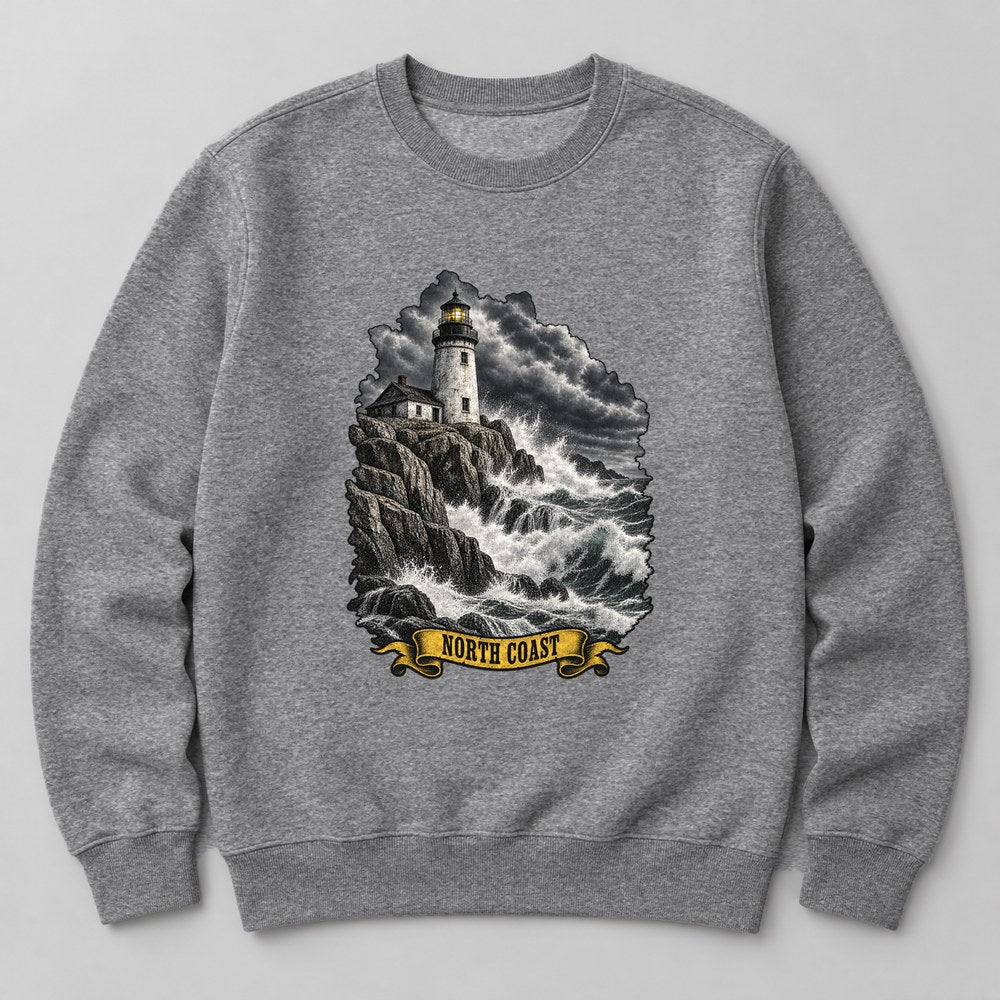 North Coast Sweatshirt in Heather Grey