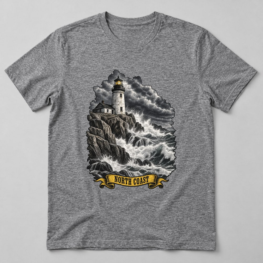 North Coast T-Shirt in Heather Grey