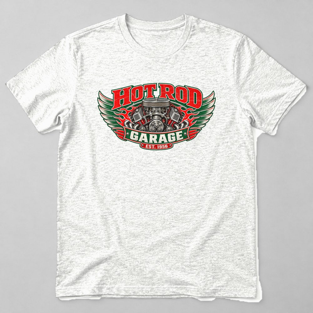 Hot Rod Garage Est. 1956 T-Shirt in White