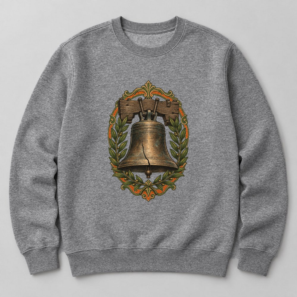 Liberty Bell Sweatshirt in Heather Grey