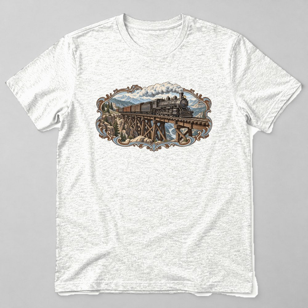 Steam Train T-Shirt in White