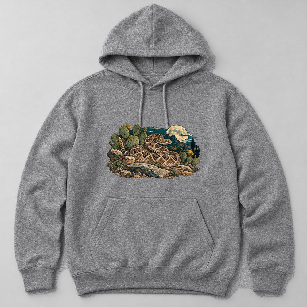 Rattlesnake Hoodie in Heather Grey