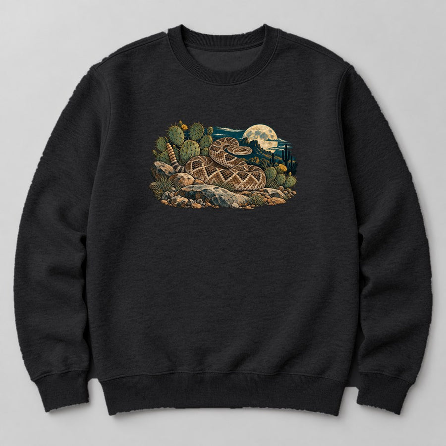 Rattlesnake Sweatshirt in Black