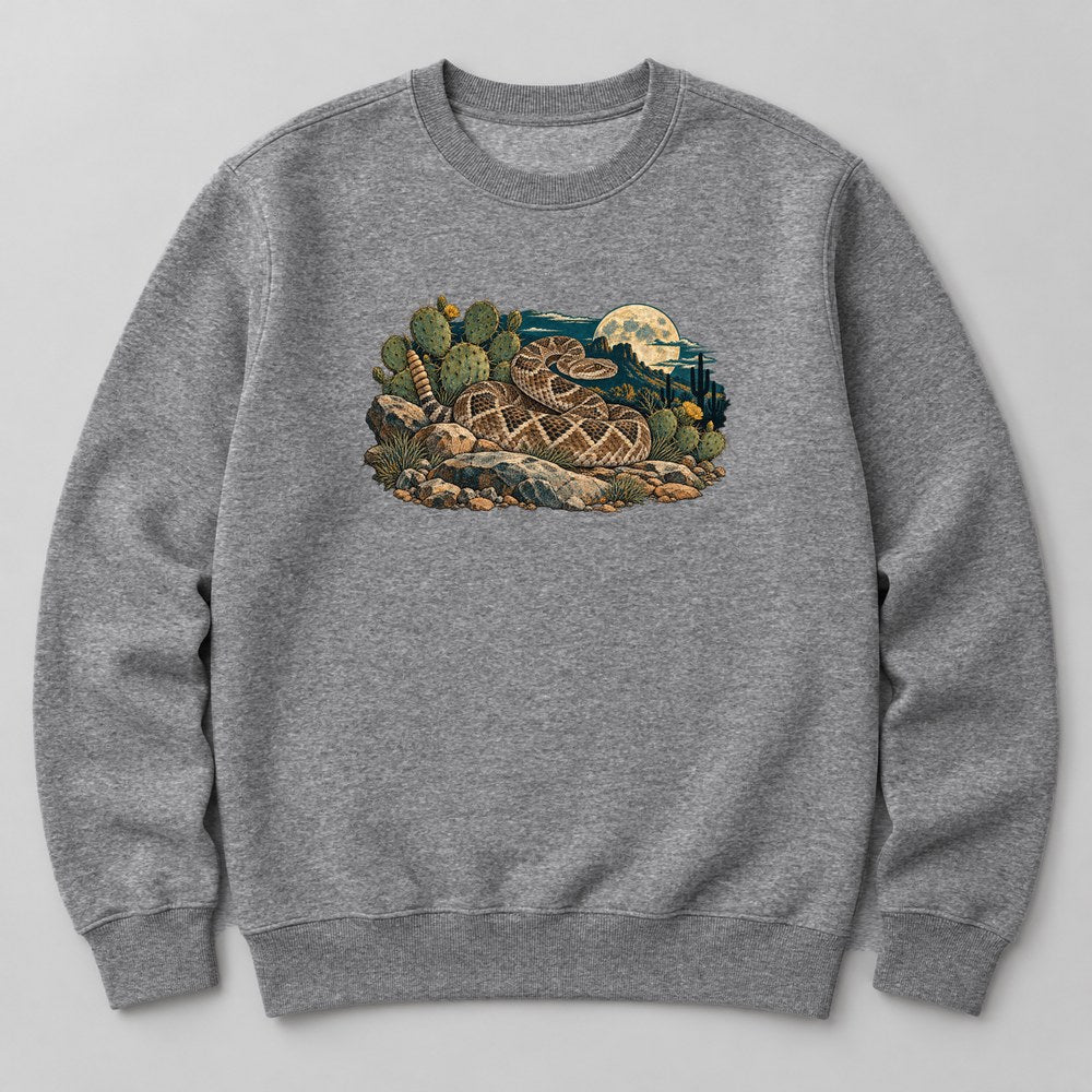 Rattlesnake Sweatshirt in Heather Grey