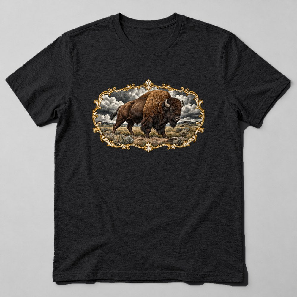 Bison Plains T-Shirt in Black