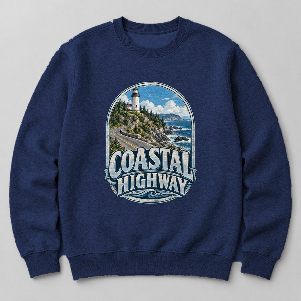 Coastal Highway Sweatshirt in Navy