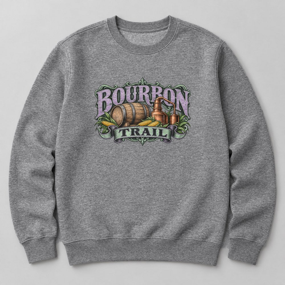 Bourbon Trail Sweatshirt in Heather Grey