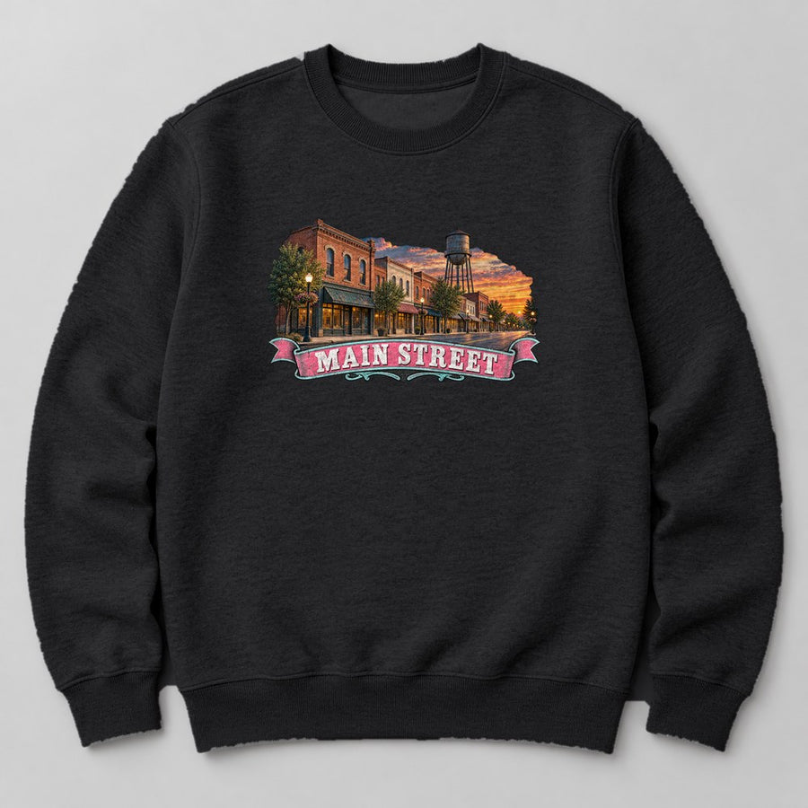 Main Street Sweatshirt in Black