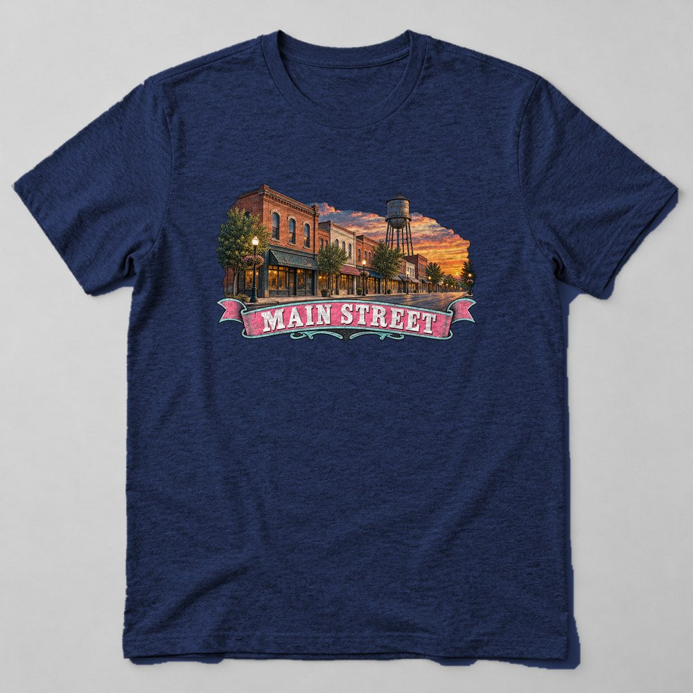 Main Street T-Shirt in Navy