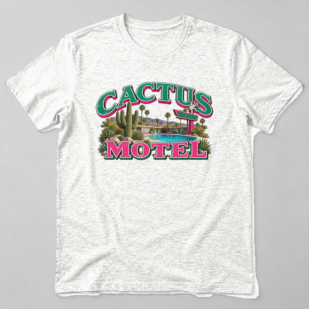 Cactus Motel T-Shirt in White