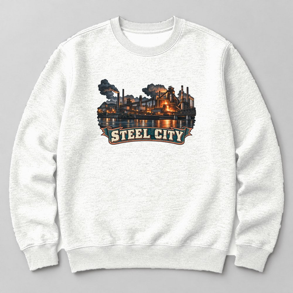 Steel City Sweatshirt in White