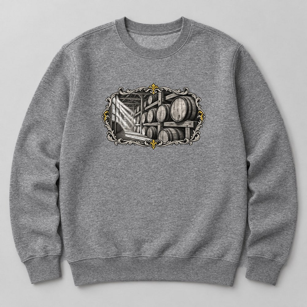 Bourbon Barrels Sweatshirt in Heather Grey